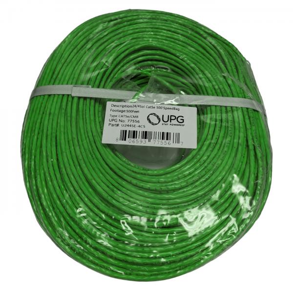 500 ft. Solid UTP CAT5e (350MHz) Network Cable - FT4/CMR - UPG